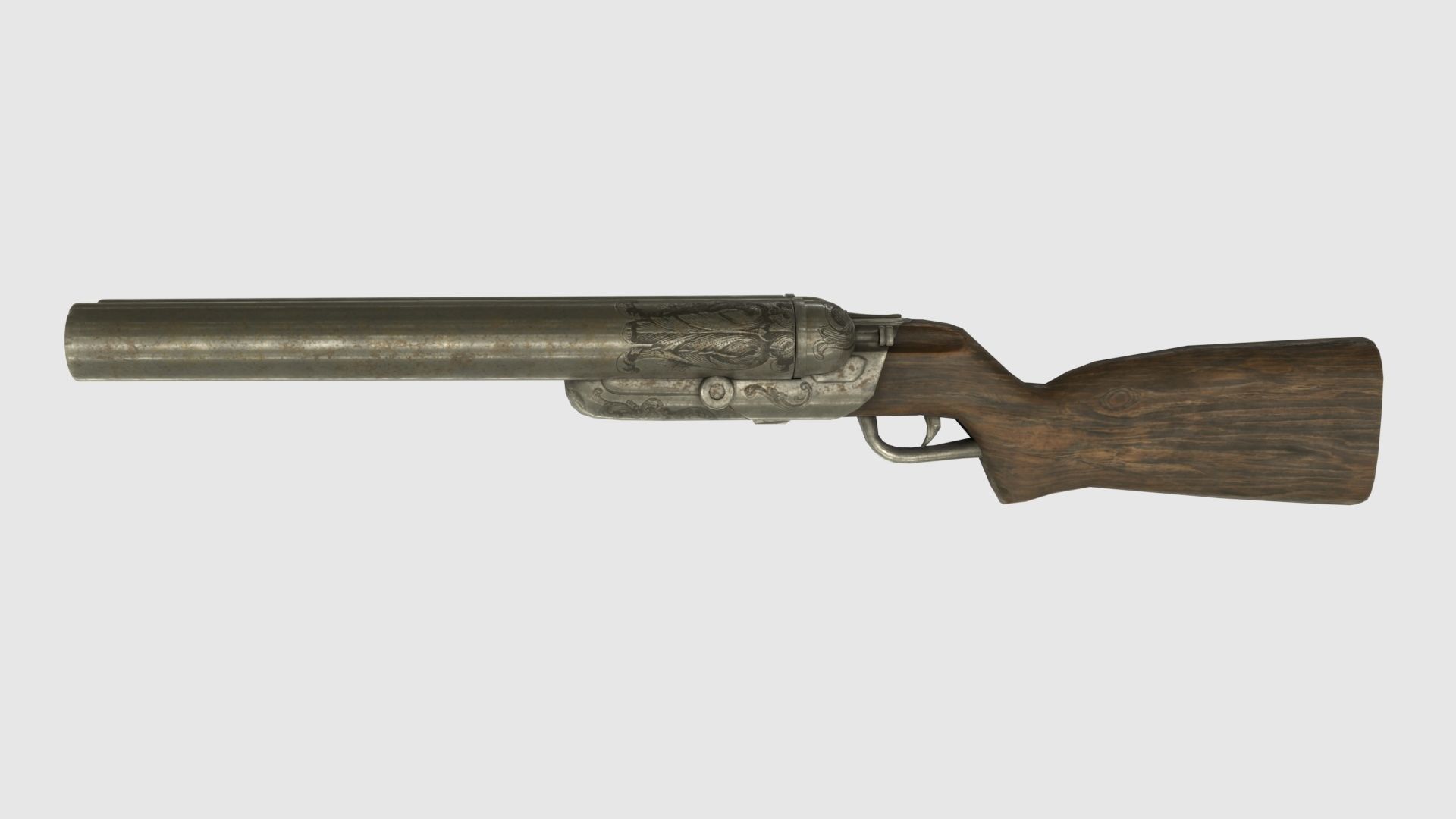 Low Poly Weapon Pack With PBR Materials Low-poly 3D model_29