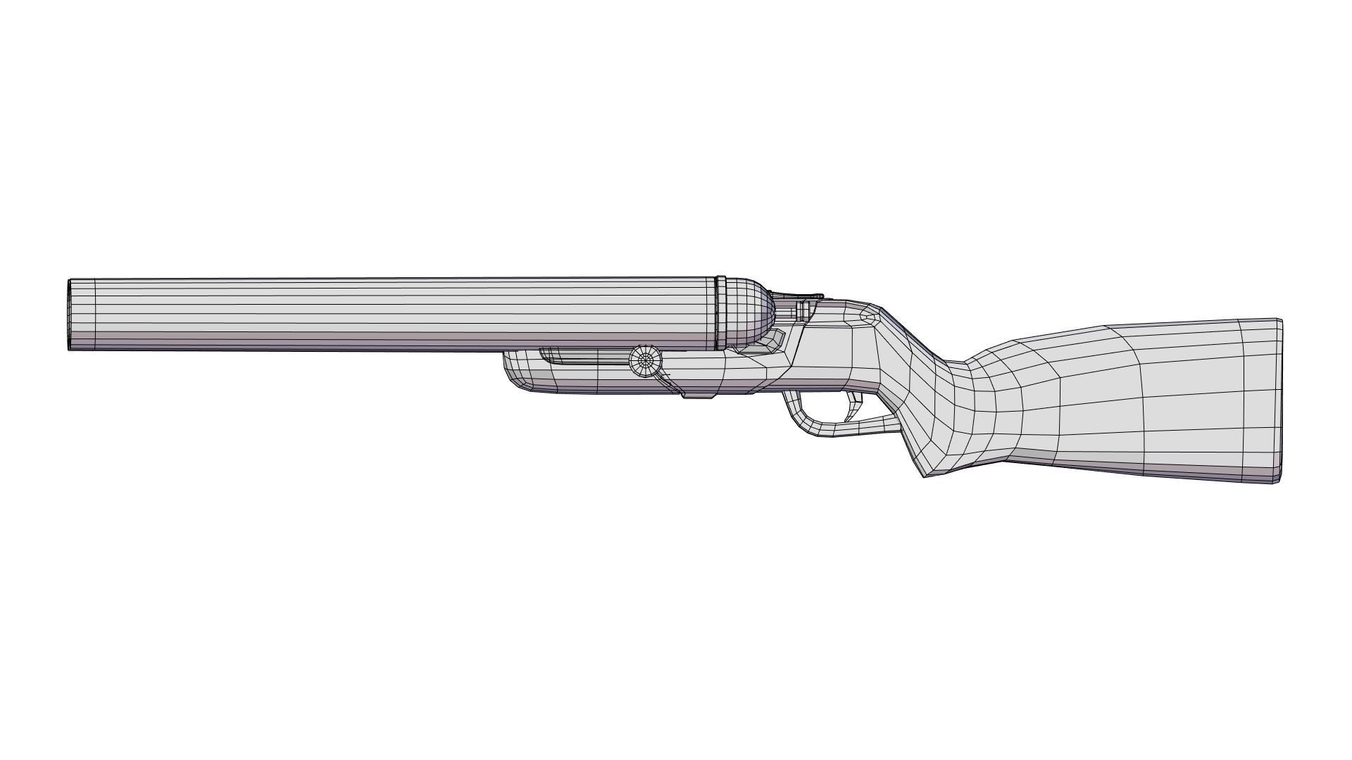 Low Poly Weapon Pack With PBR Materials Low-poly 3D model_51