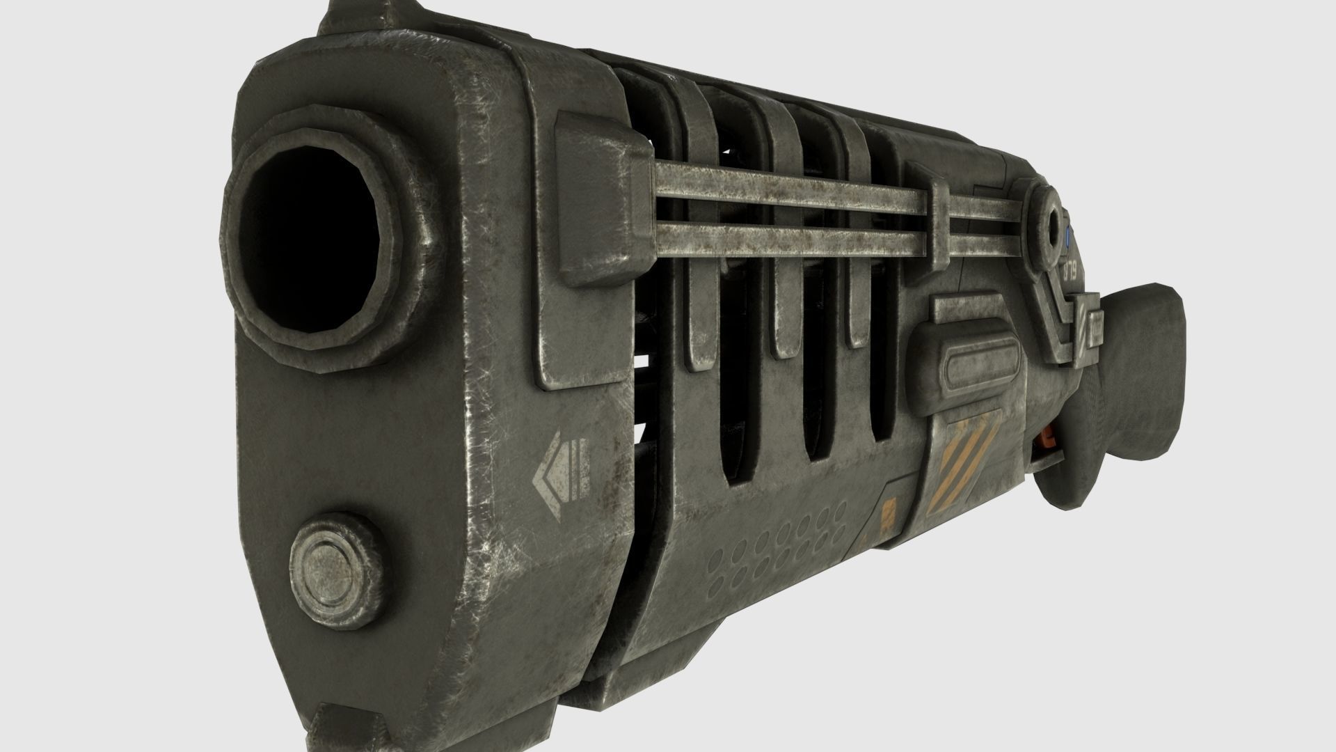 Low Poly Weapon Pack With PBR Materials Low-poly 3D model_104