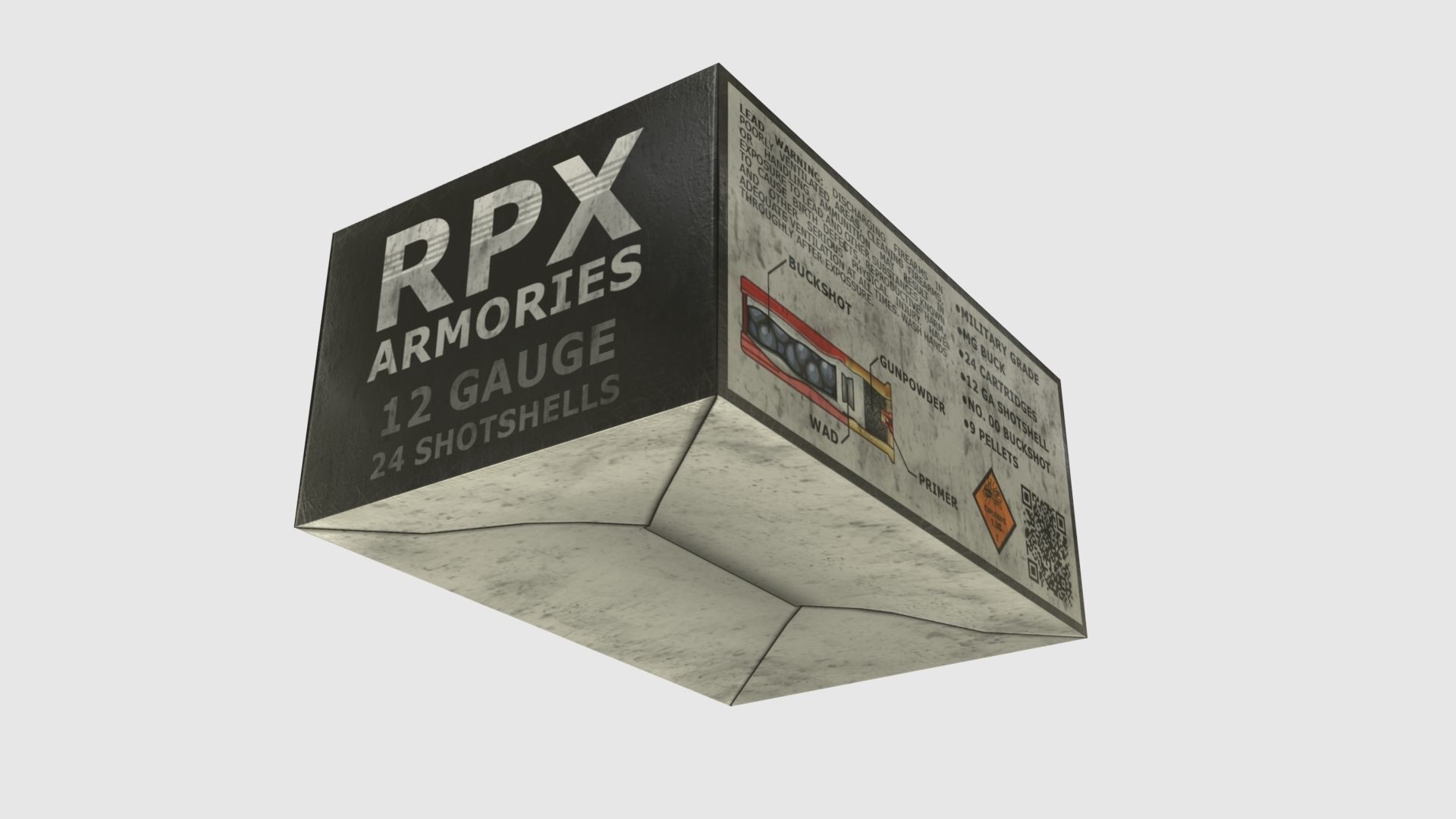 Low Poly Weapon Pack With PBR Materials Low-poly 3D model_49