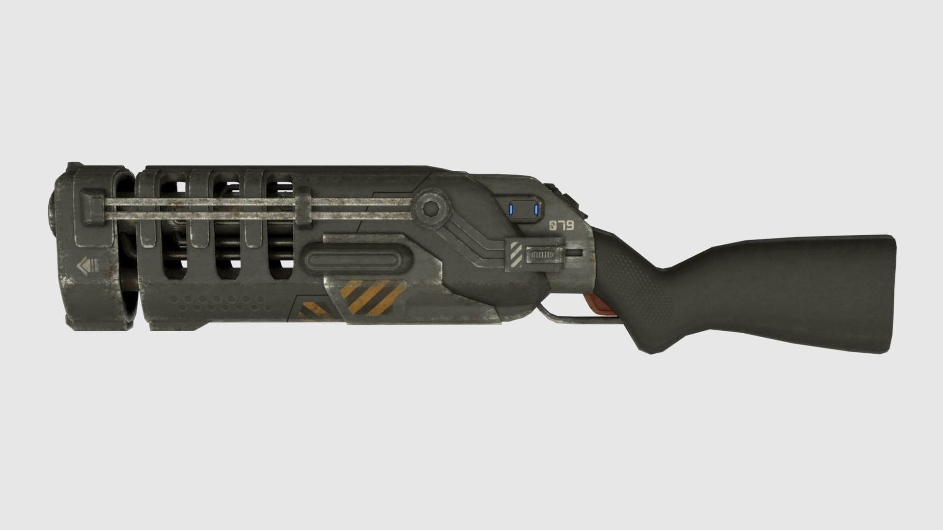 Low Poly Weapon Pack With PBR Materials Low-poly 3D model_98