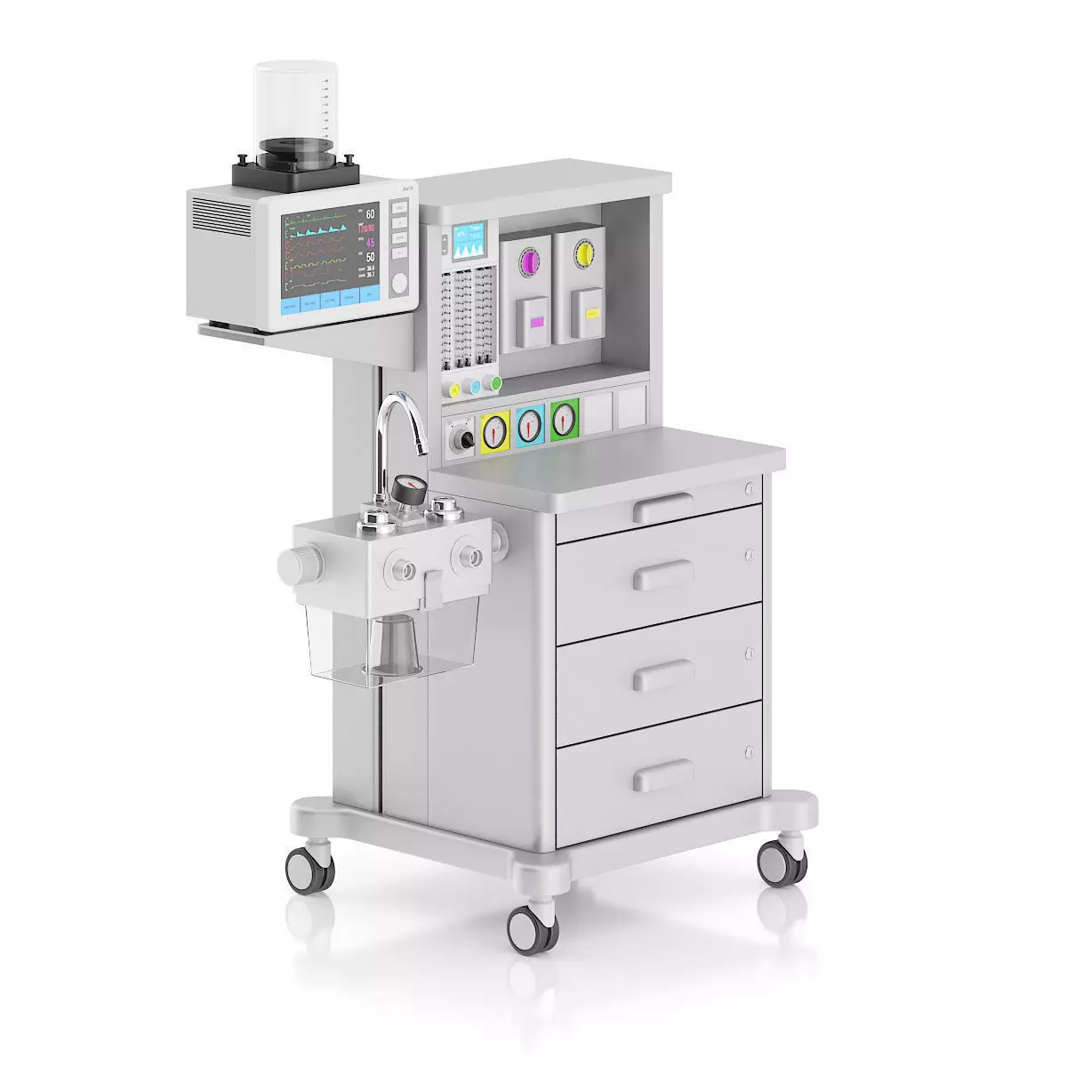 Anesthesia Delivery System 3D model