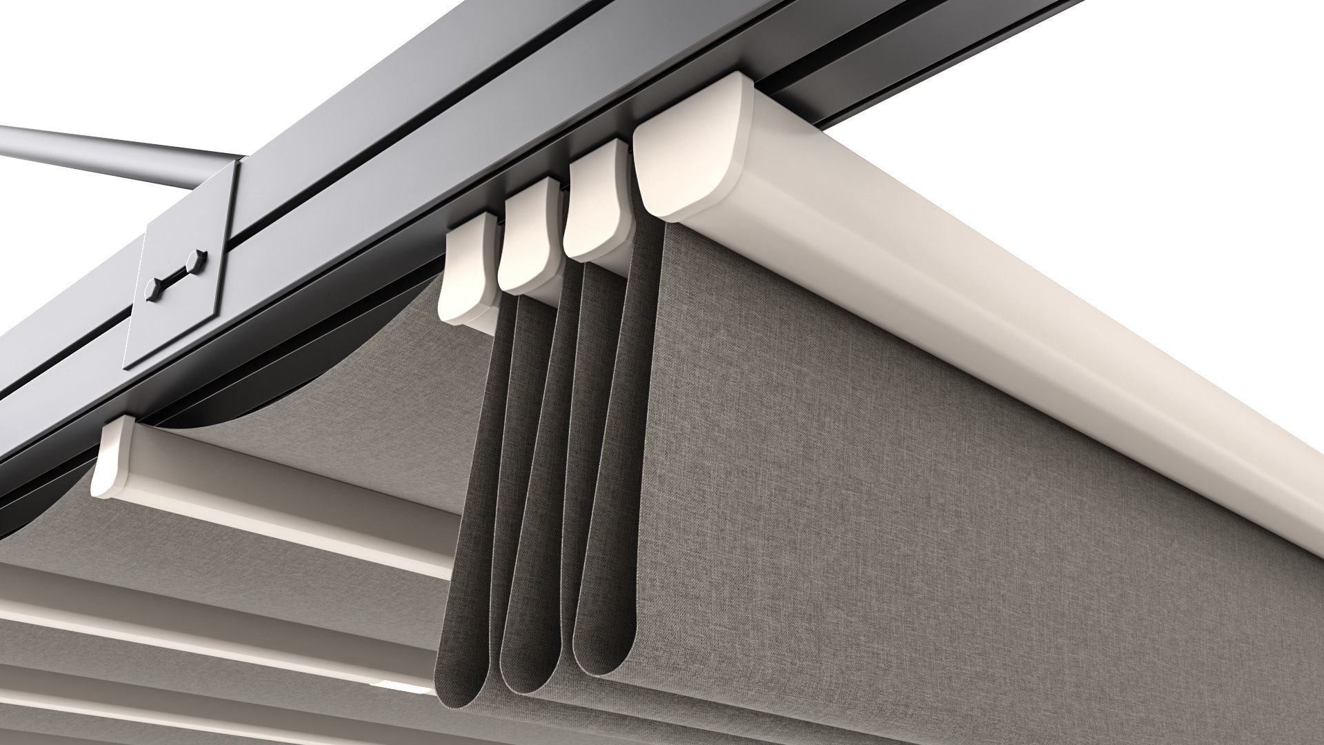 Motorized Pergola 1 3D model_2