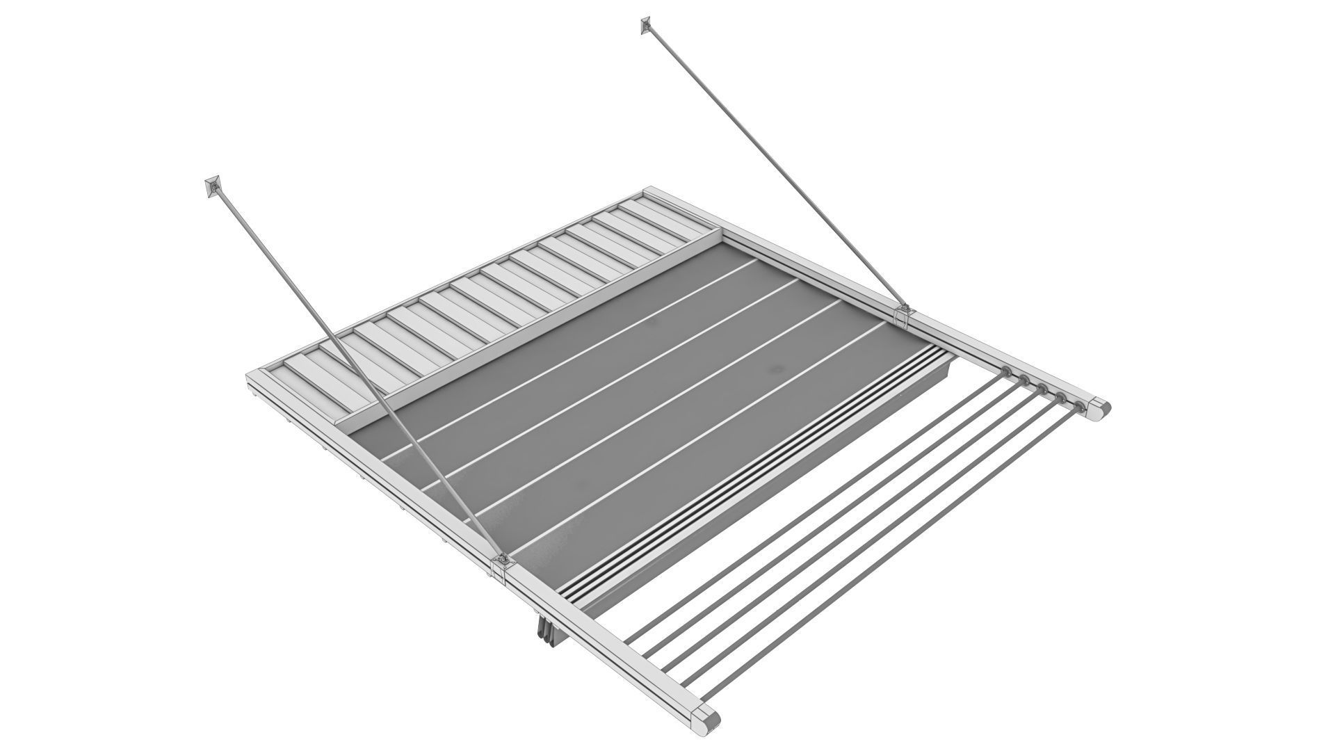 Motorized Pergola 1 3D model_11