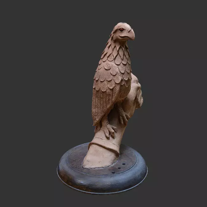3D Eagle sculpture  3D model_0