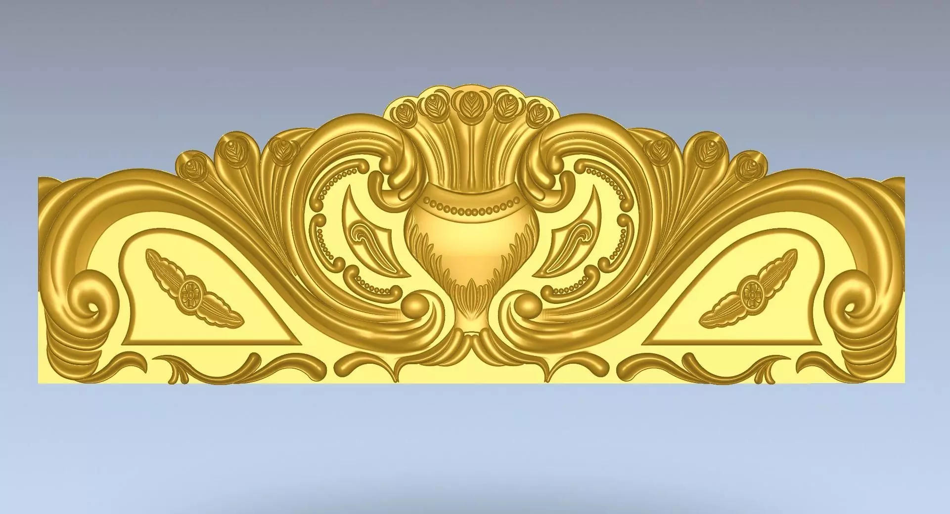 COT 3D MODEL ornate gold crown 3D model_0