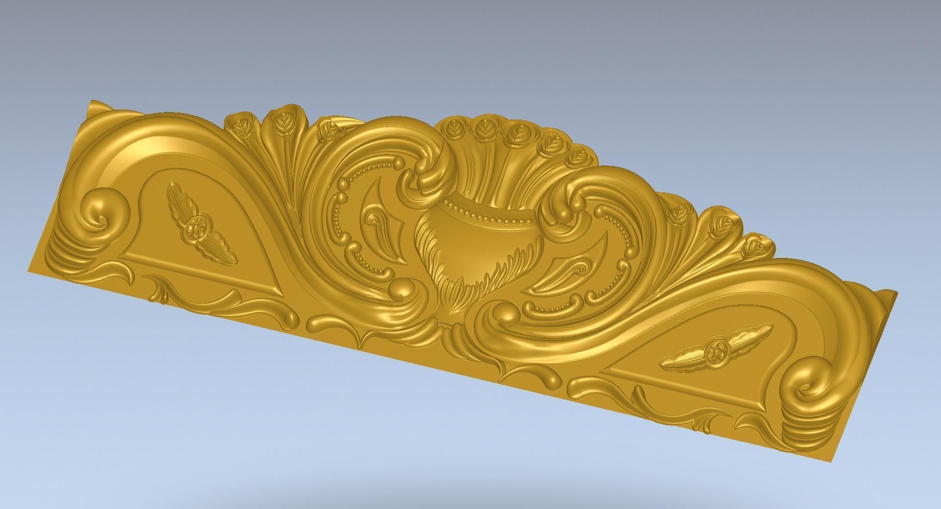 COT 3D MODEL ornate gold crown 3D model_3