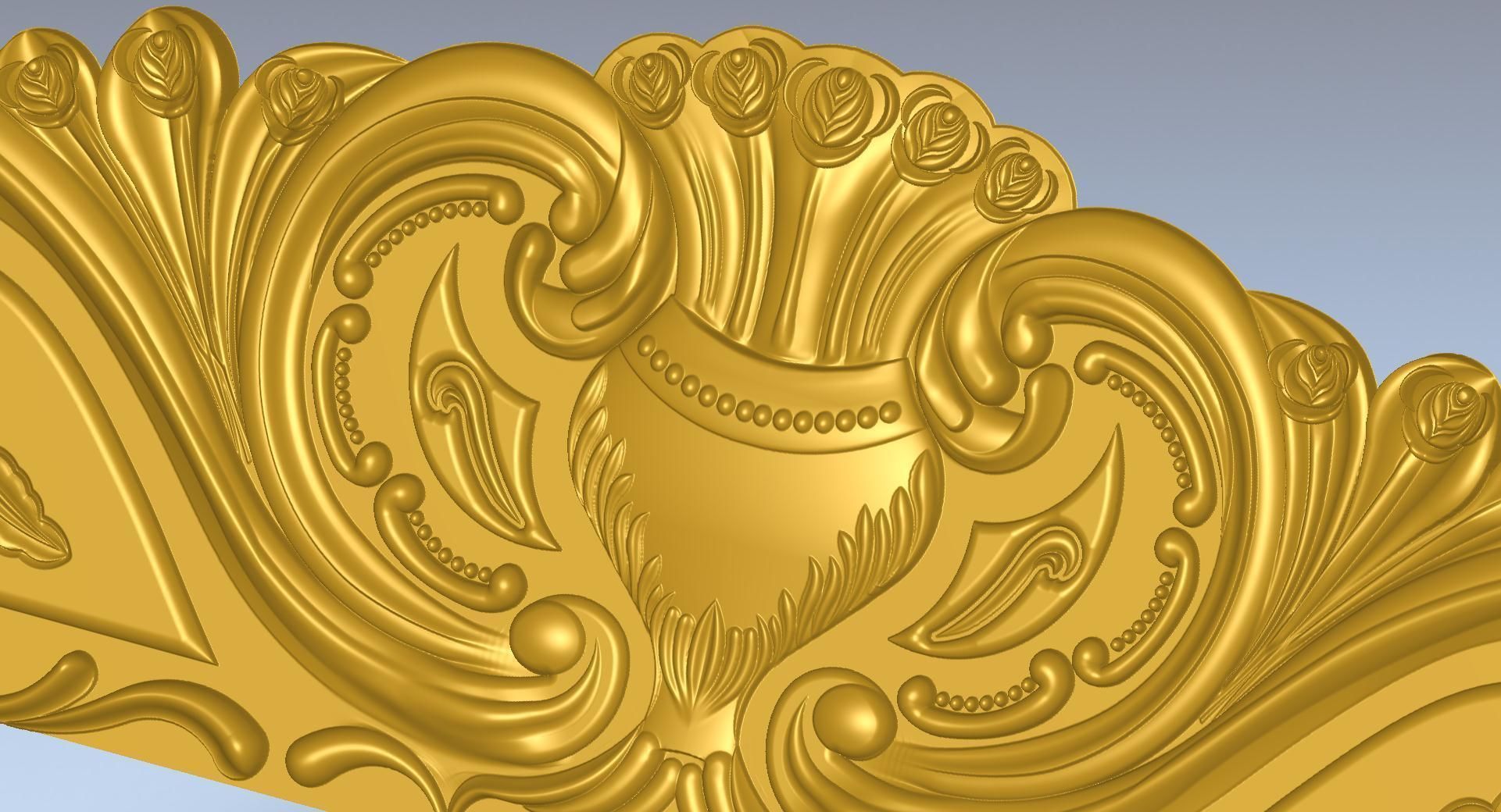 COT 3D MODEL ornate gold crown 3D model_1