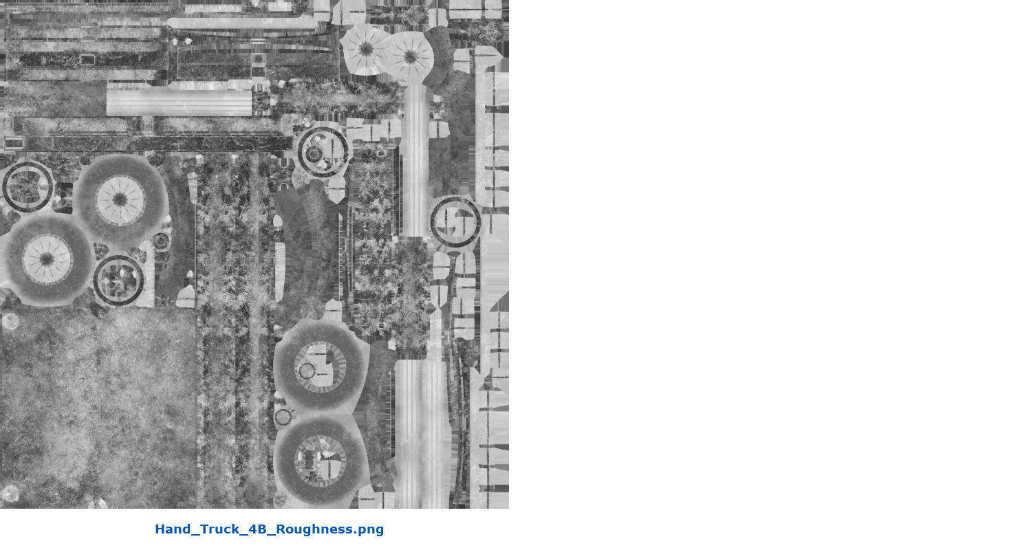 Hand Truck And Boxes 4B Low-poly 3D model_14
