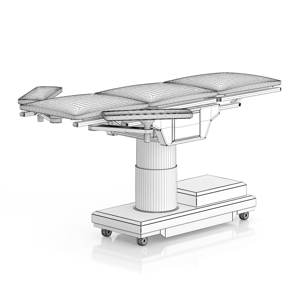Operating Table 3D model_3