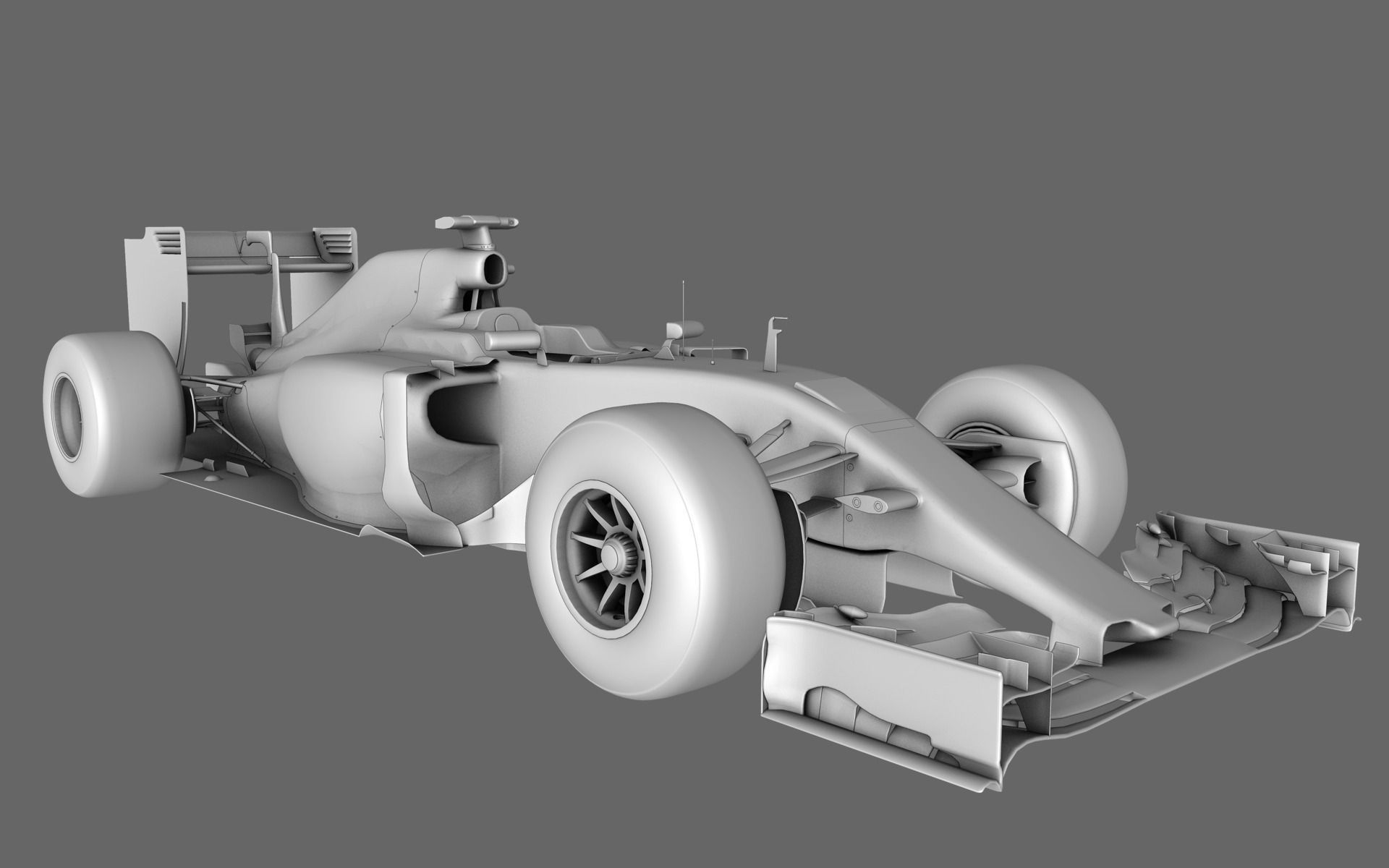 F1 RB11 Renault Formula One 2015 3D model_19