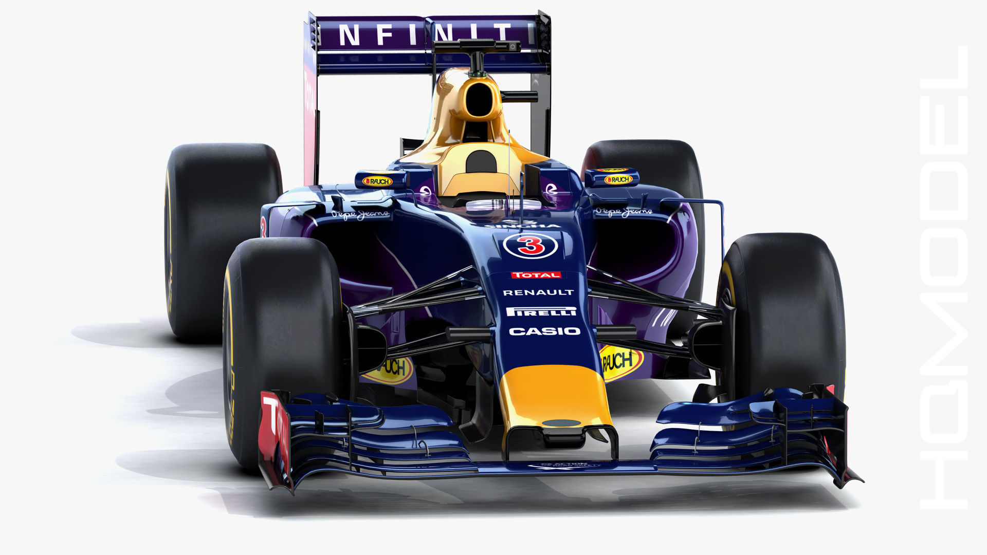 F1 RB11 Renault Formula One 2015 3D model_4