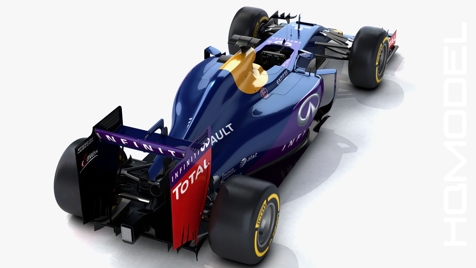 F1 RB11 Renault Formula One 2015 3D model_9