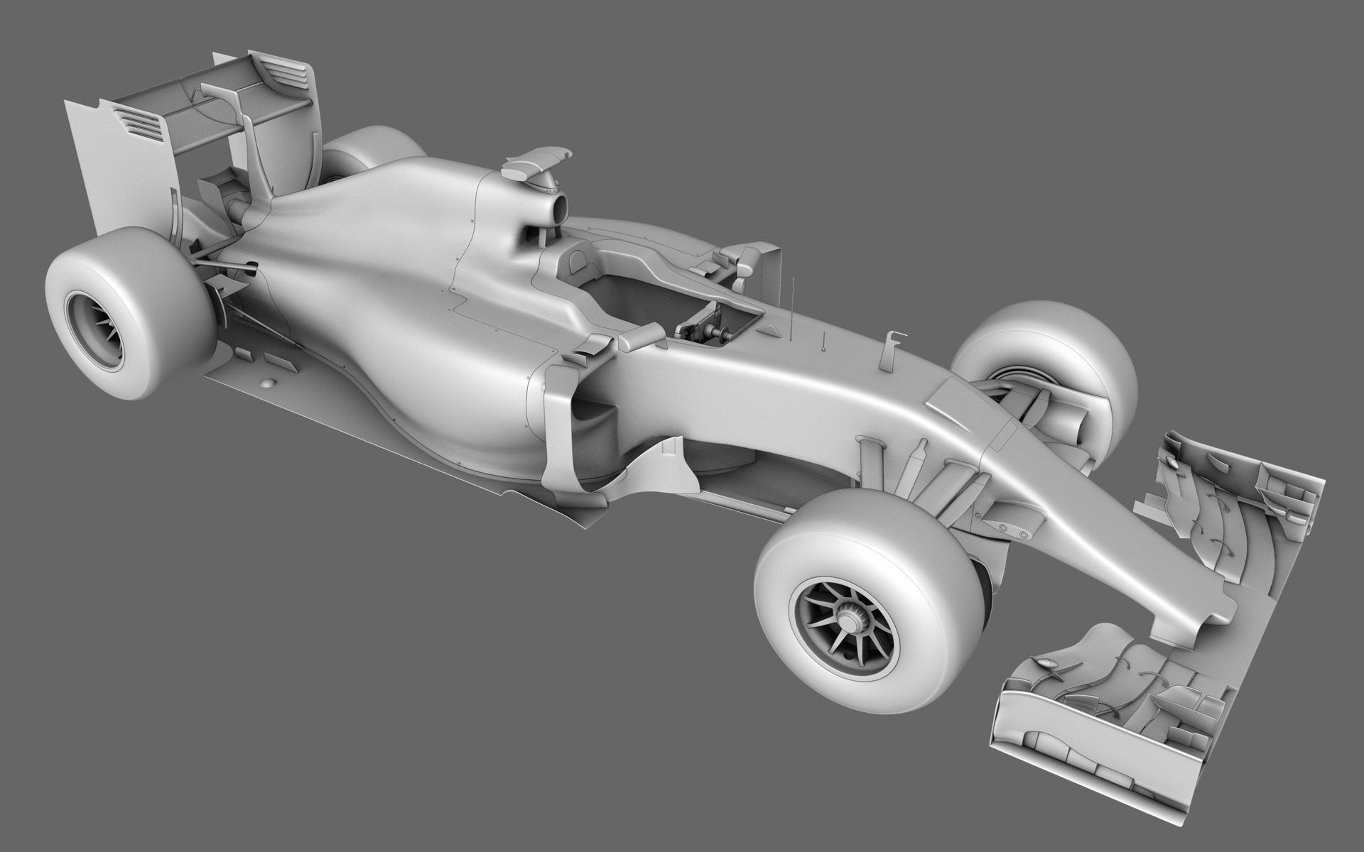 F1 RB11 Renault Formula One 2015 3D model_14