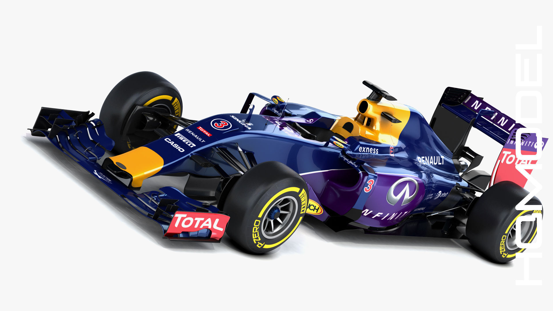 F1 RB11 Renault Formula One 2015 3D model_3