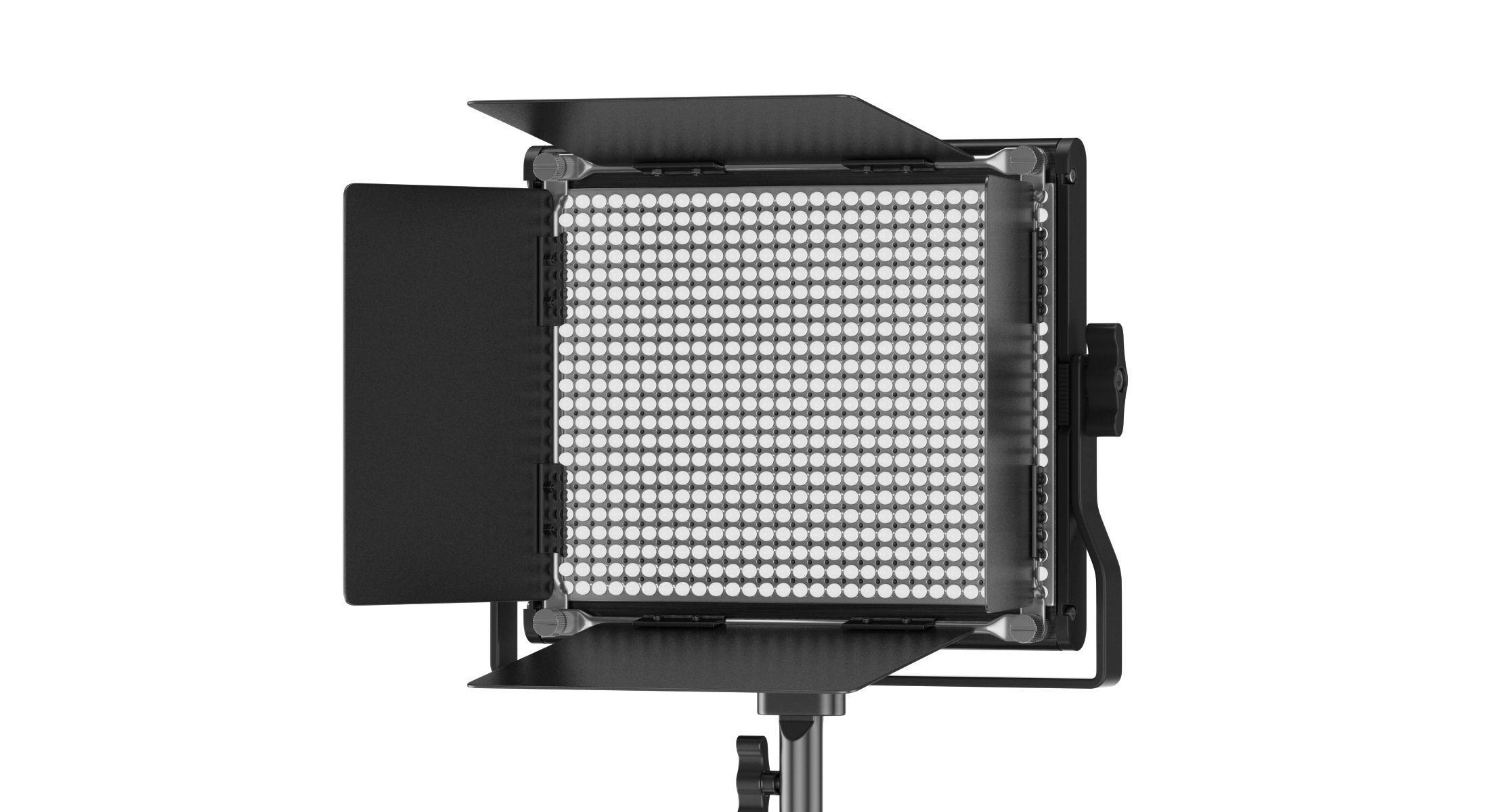 660 LED Video Light Photography 3D model_6
