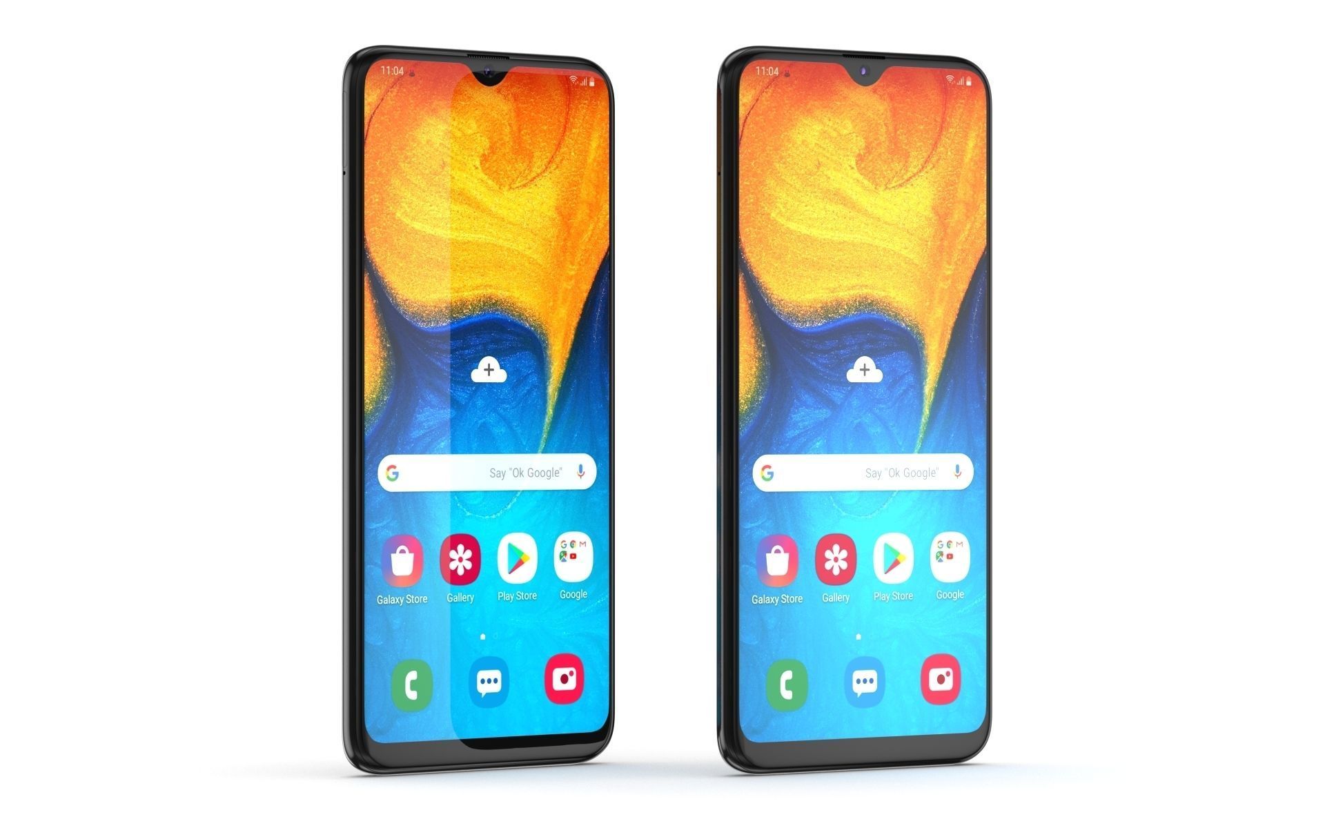 E3D - Samsung Galaxy A20  3D model_3