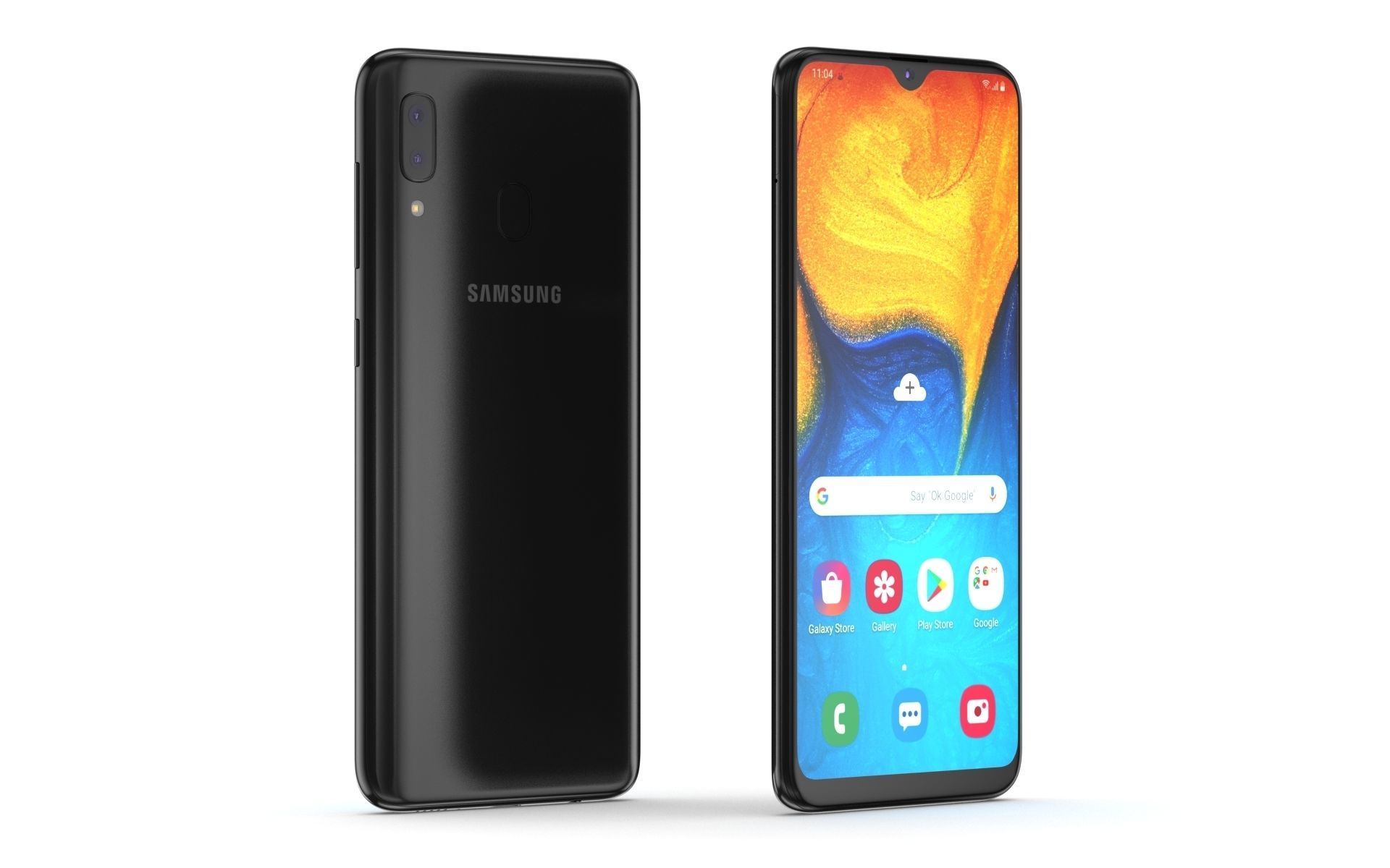E3D - Samsung Galaxy A20  3D model_2
