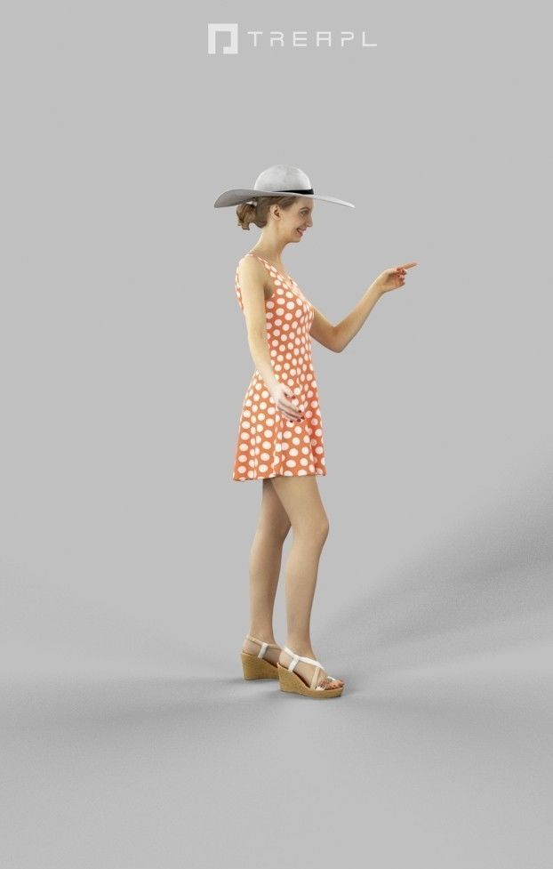 5x BUSINESS WOMAN WALKING STANDING VOL01 ELEGANT SCANNED 3D Model Collection_1