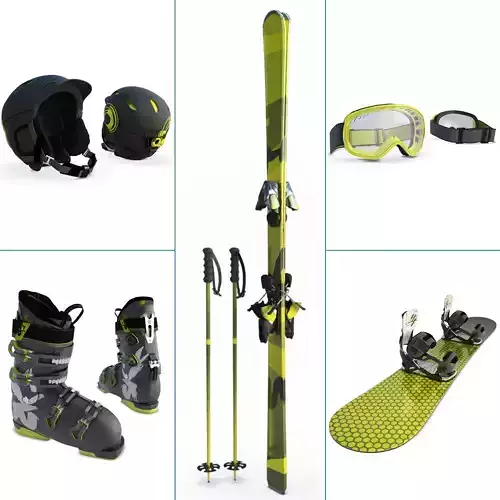 Winter Sport Equipment Ski and Snow