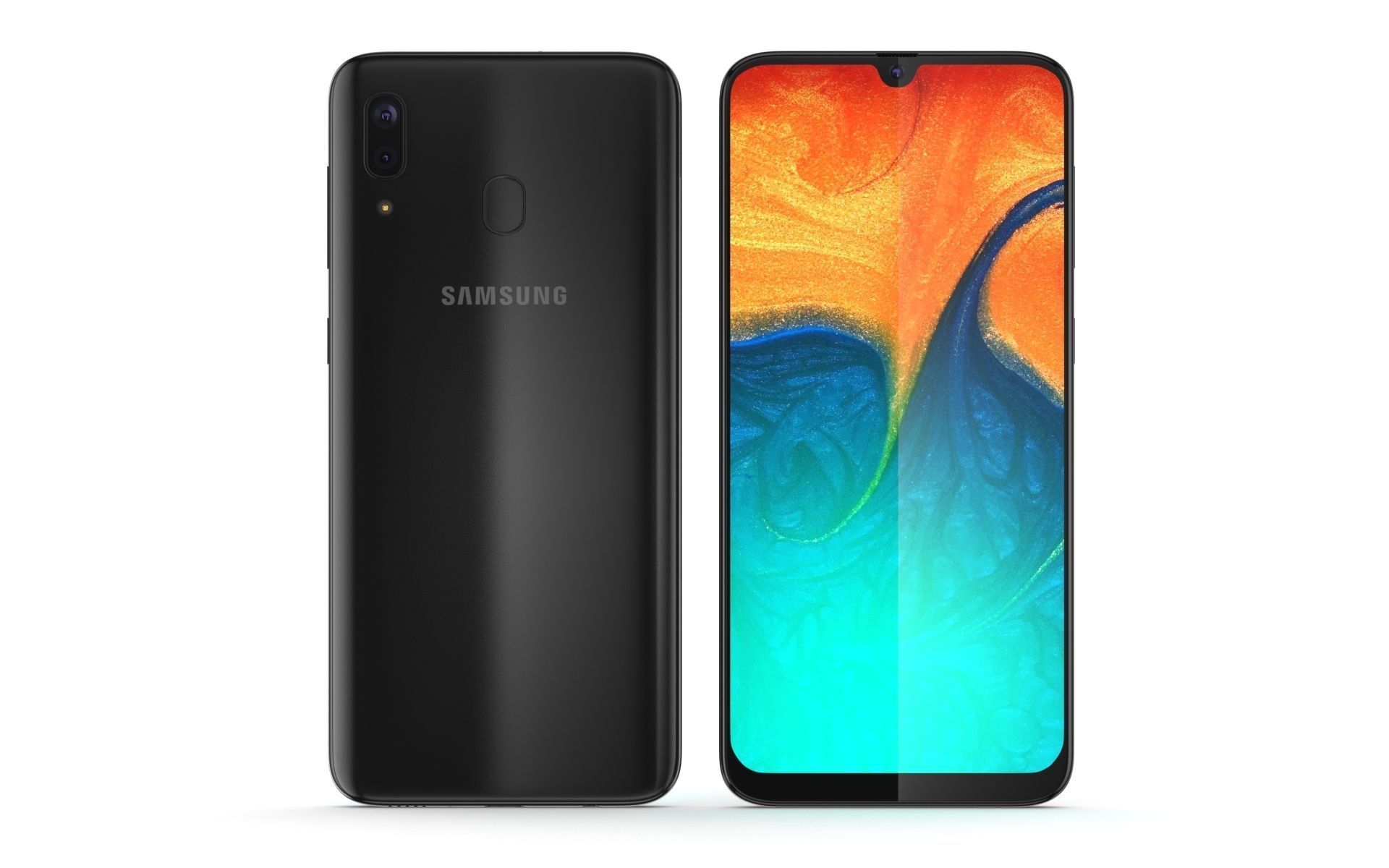 E3D - Samsung Galaxy A30 3D model_1