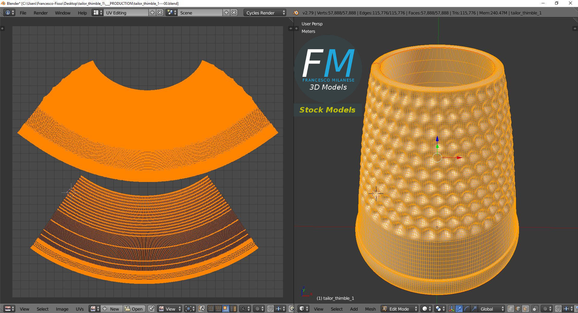 Tailor thimble 1 3D model_10