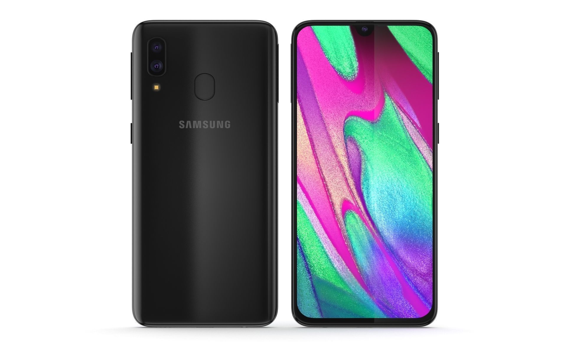 E3D - Samsung Galaxy A40  3D model_1