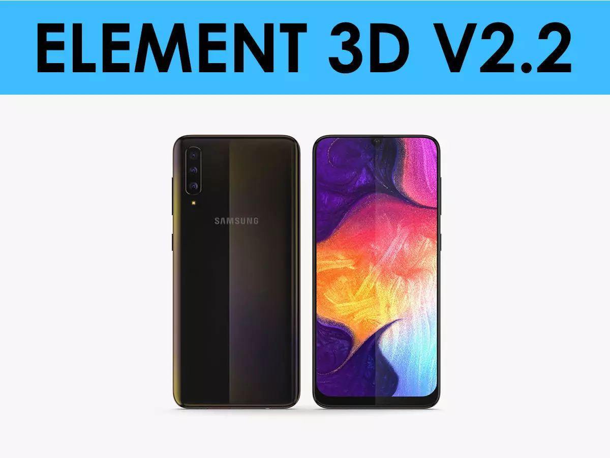 E3D - Samsung Galaxy A50 3D model_0
