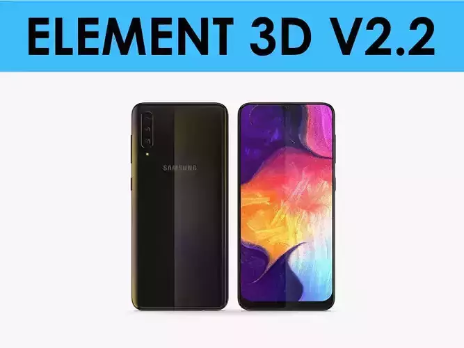 E3D - Samsung Galaxy A50 3D model