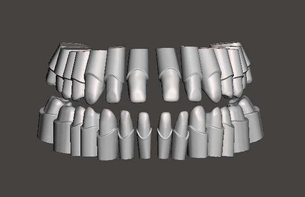 Dental practice model 3D print model_6