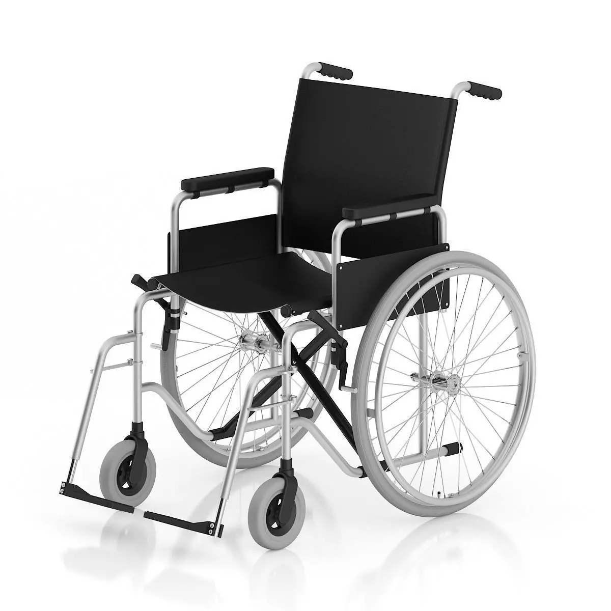 Wheelchair 3D model_0