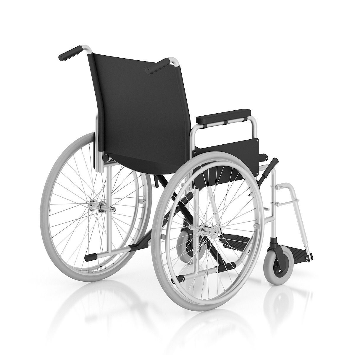 Wheelchair 3D model_4