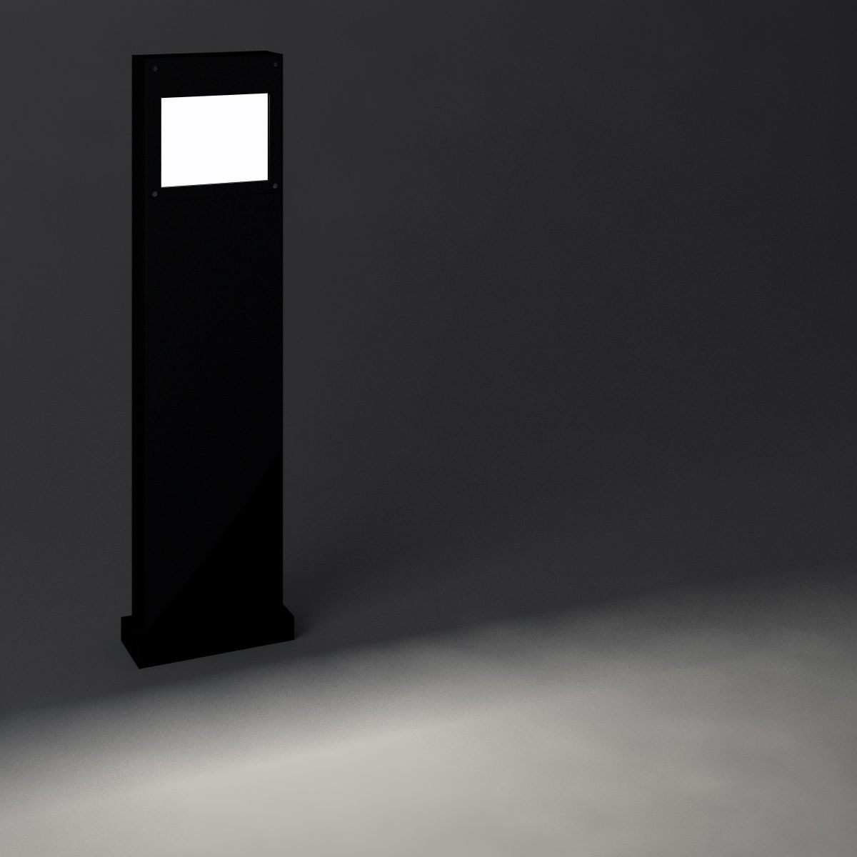 BEGA Bollard Light 84413 Outdoor Lighting 3D model_6
