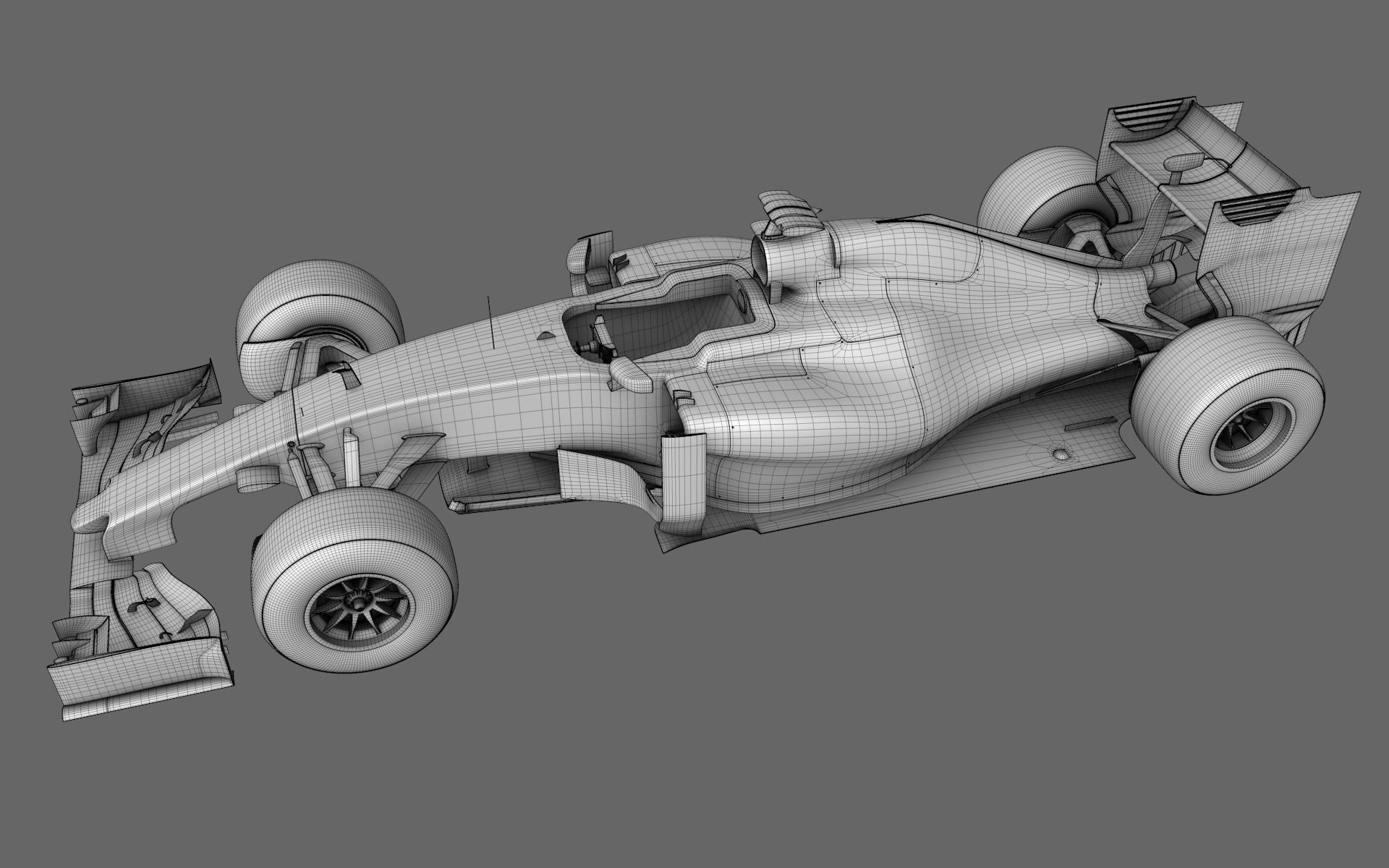 F1 Renault STR10 Formula One 2015 3D model_17