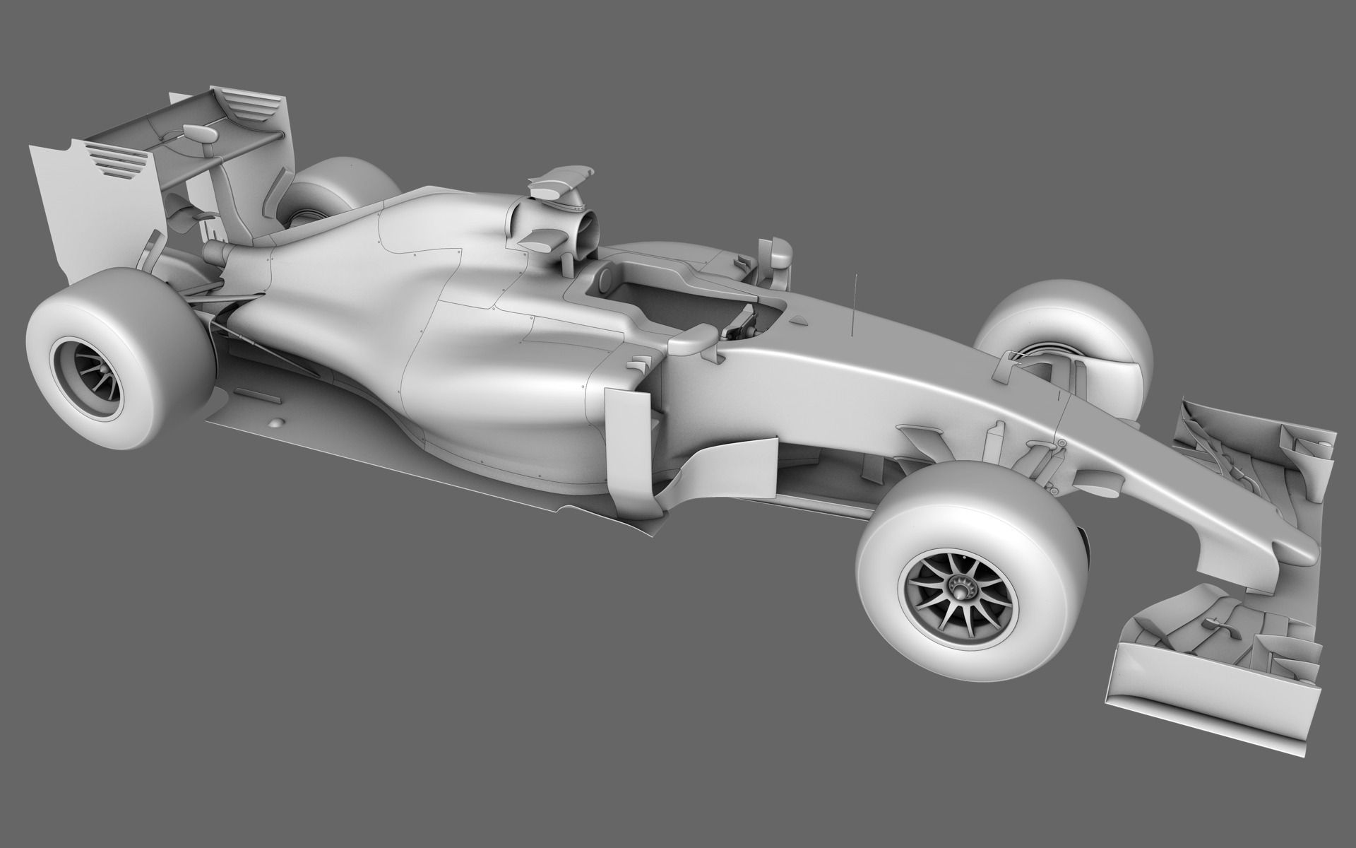 F1 Renault STR10 Formula One 2015 3D model_14