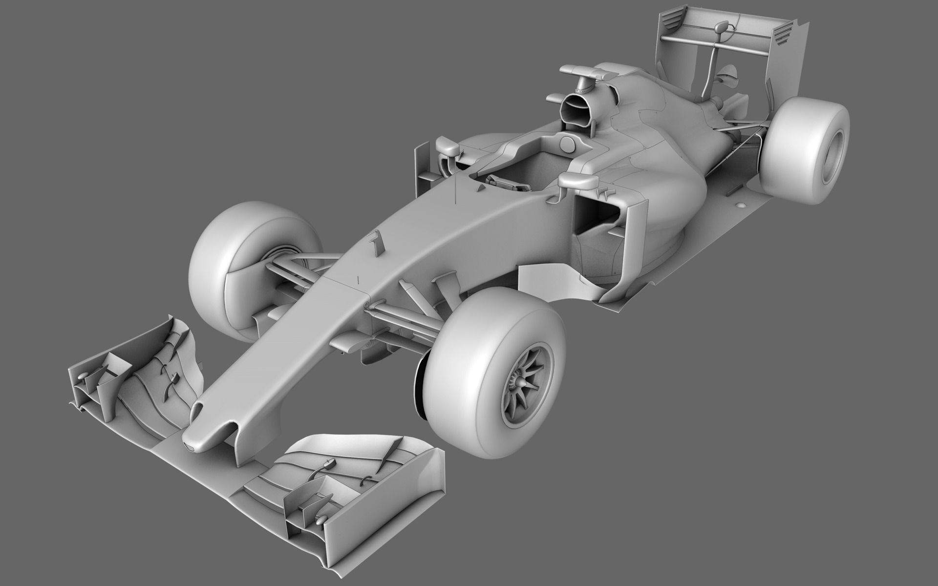 F1 Renault STR10 Formula One 2015 3D model_18