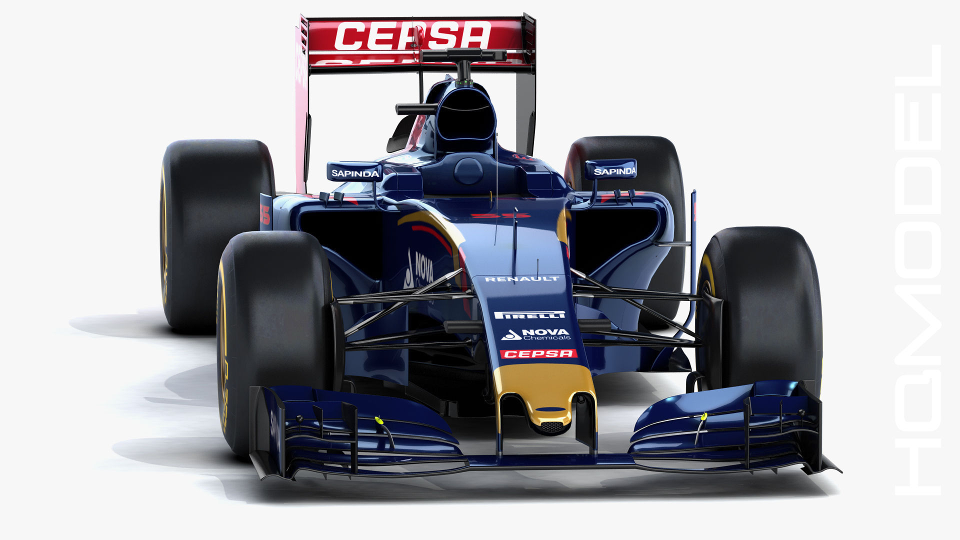 F1 Renault STR10 Formula One 2015 3D model_4