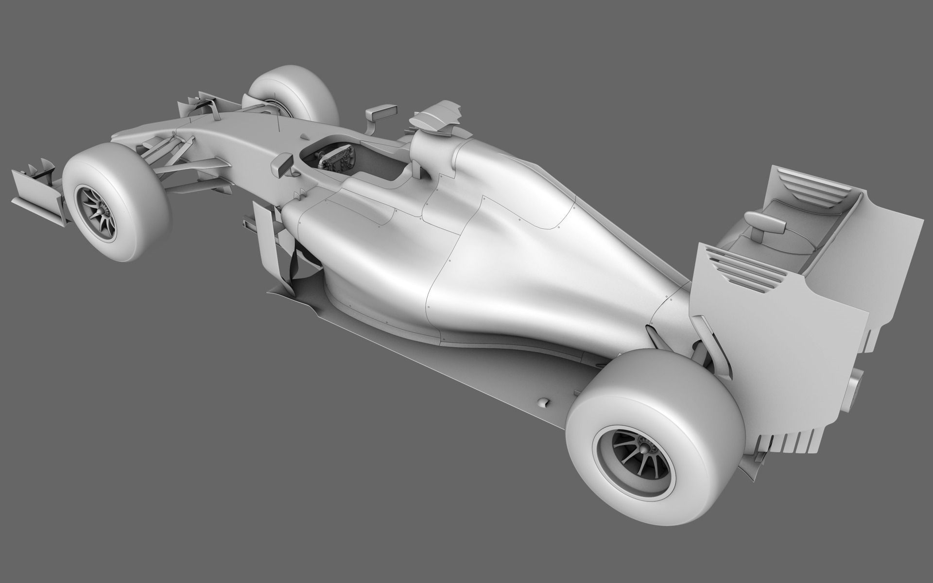 F1 Renault STR10 Formula One 2015 3D model_12
