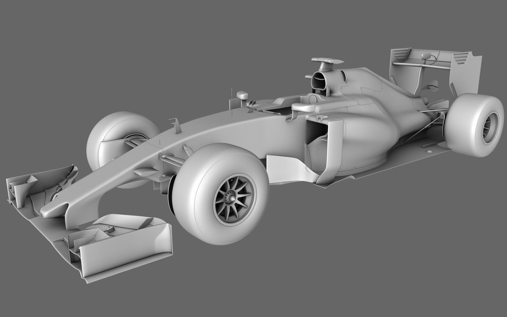 F1 Renault STR10 Formula One 2015 3D model_13