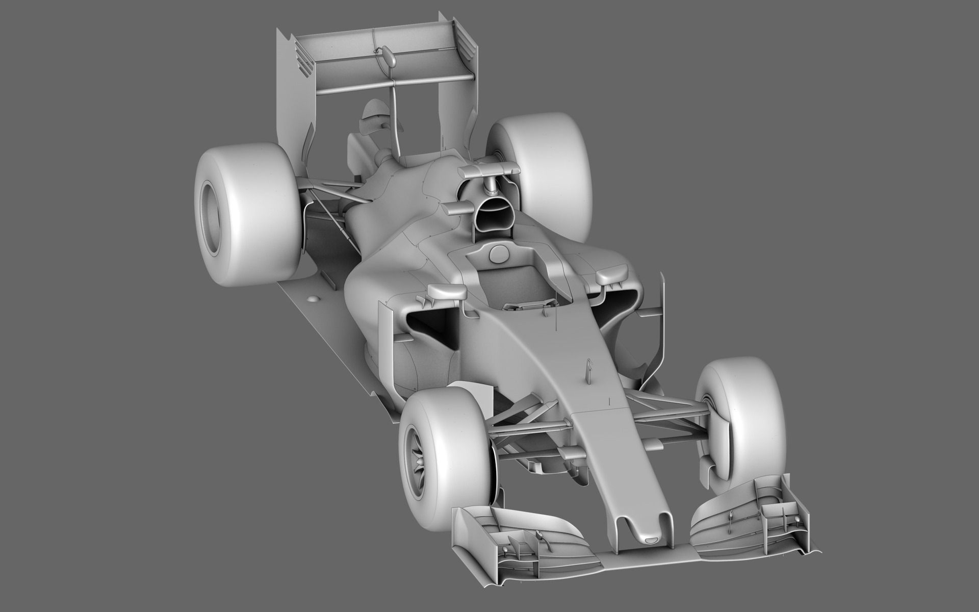 F1 Renault STR10 Formula One 2015 3D model_15