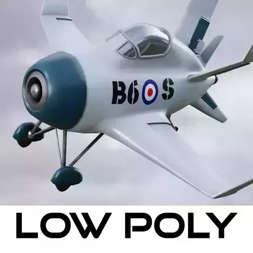 Stylized Airplane 3D Model