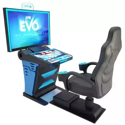Slot Machine Apex Gaming Casino 3D model