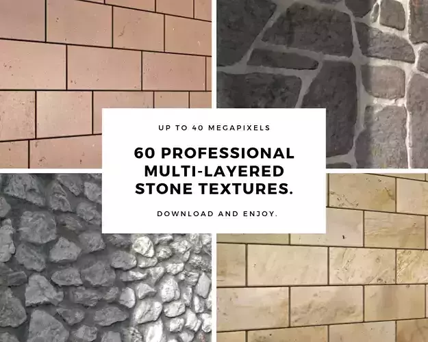 60 professional multi-layered stone textures Texture