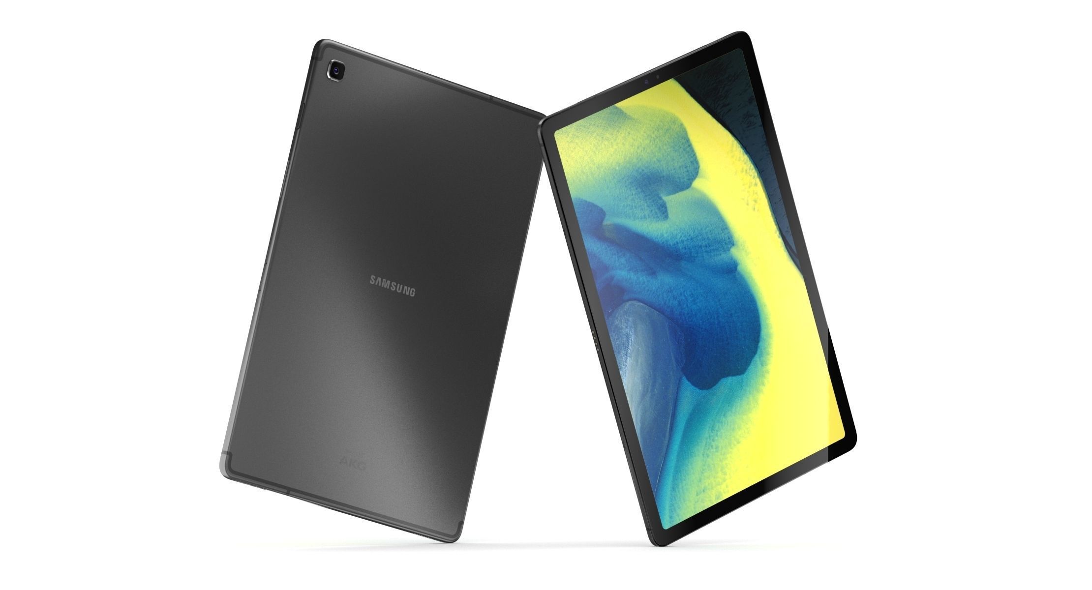E3D - Samsung Galaxy Tab S5e Black 3D model_3