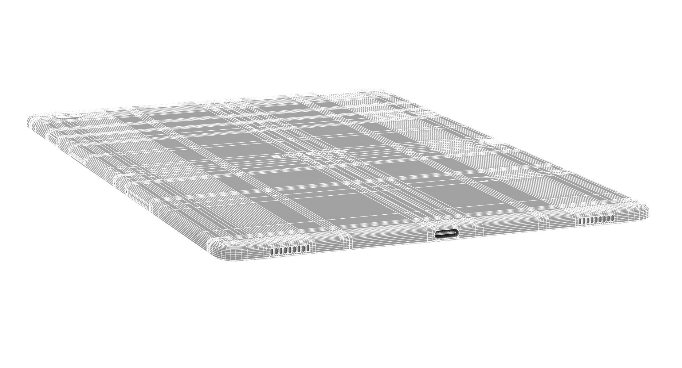 E3D - Samsung Galaxy Tab S5e Black 3D model_10