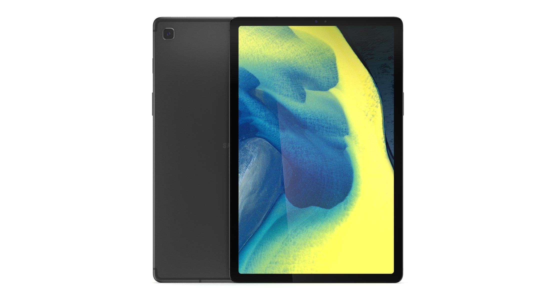E3D - Samsung Galaxy Tab S5e Black 3D model_1
