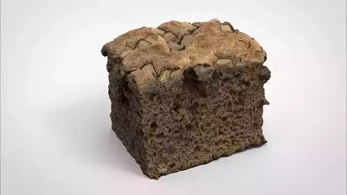 CHOCOLATE CAKE Low-poly 3D model