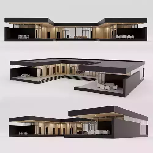 Villa house 3 3D model
