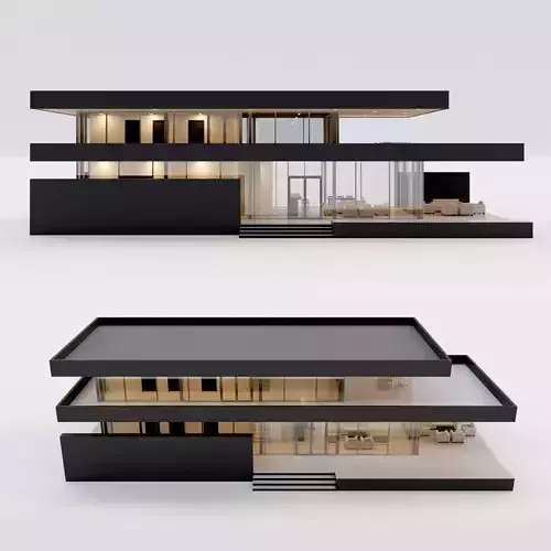 Villa house 4 3D model
