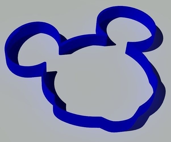 Mickey mouse form 3D print model